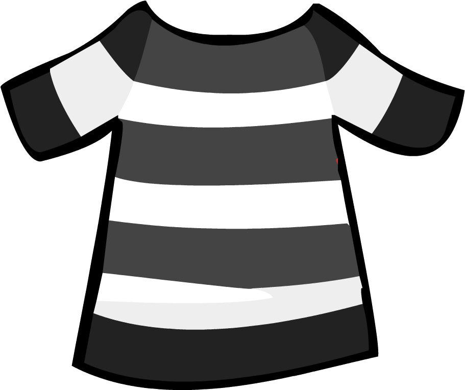 Sailor Clipart Striped Shirt - Club Penguin Free Items - Png Download (923x765), Png Download