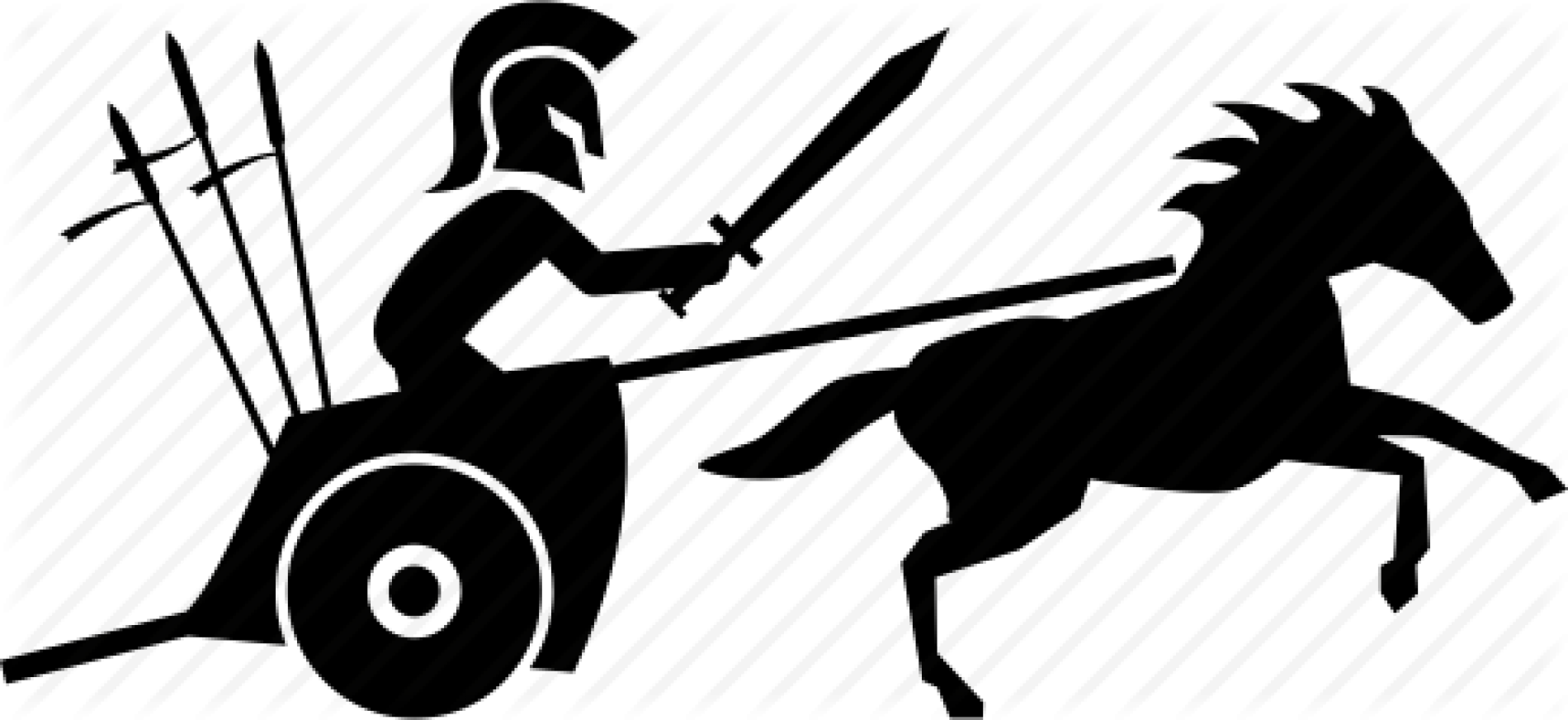 Gladiator Icon Clipart Computer Icons Clip Art - War Chariot Icon - Png Download (900x413), Png Download