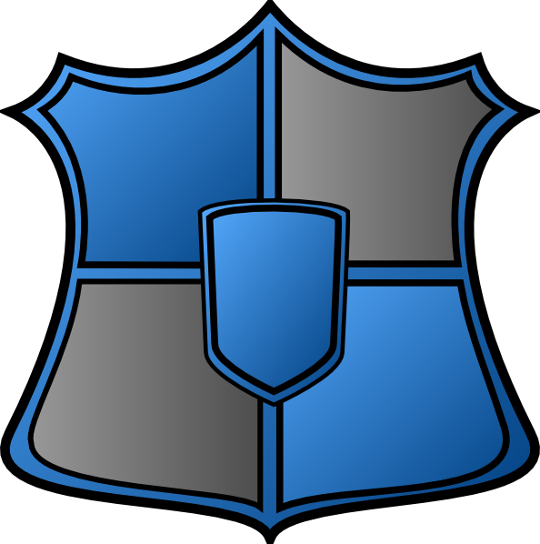 Shield Clipart Shield Shape - Clip Art - Png Download (594x598), Png Download