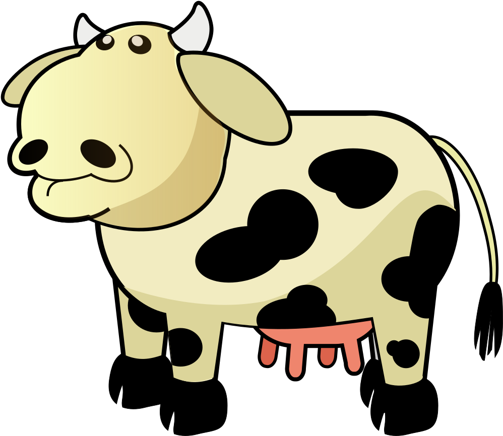 Cow Colour Clipart (800x695), Png Download