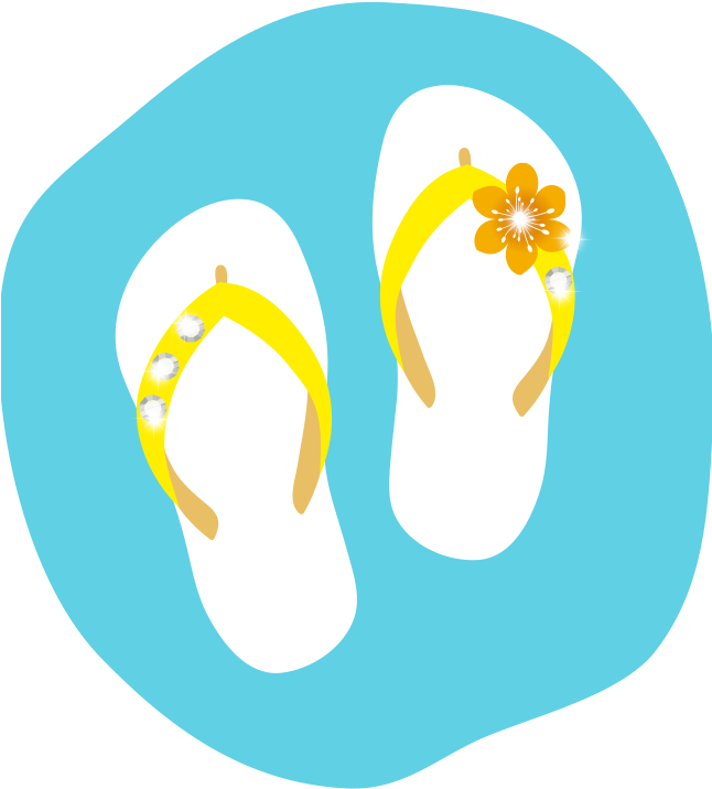 Make Your Own - Flip-flops Clipart (645x736), Png Download