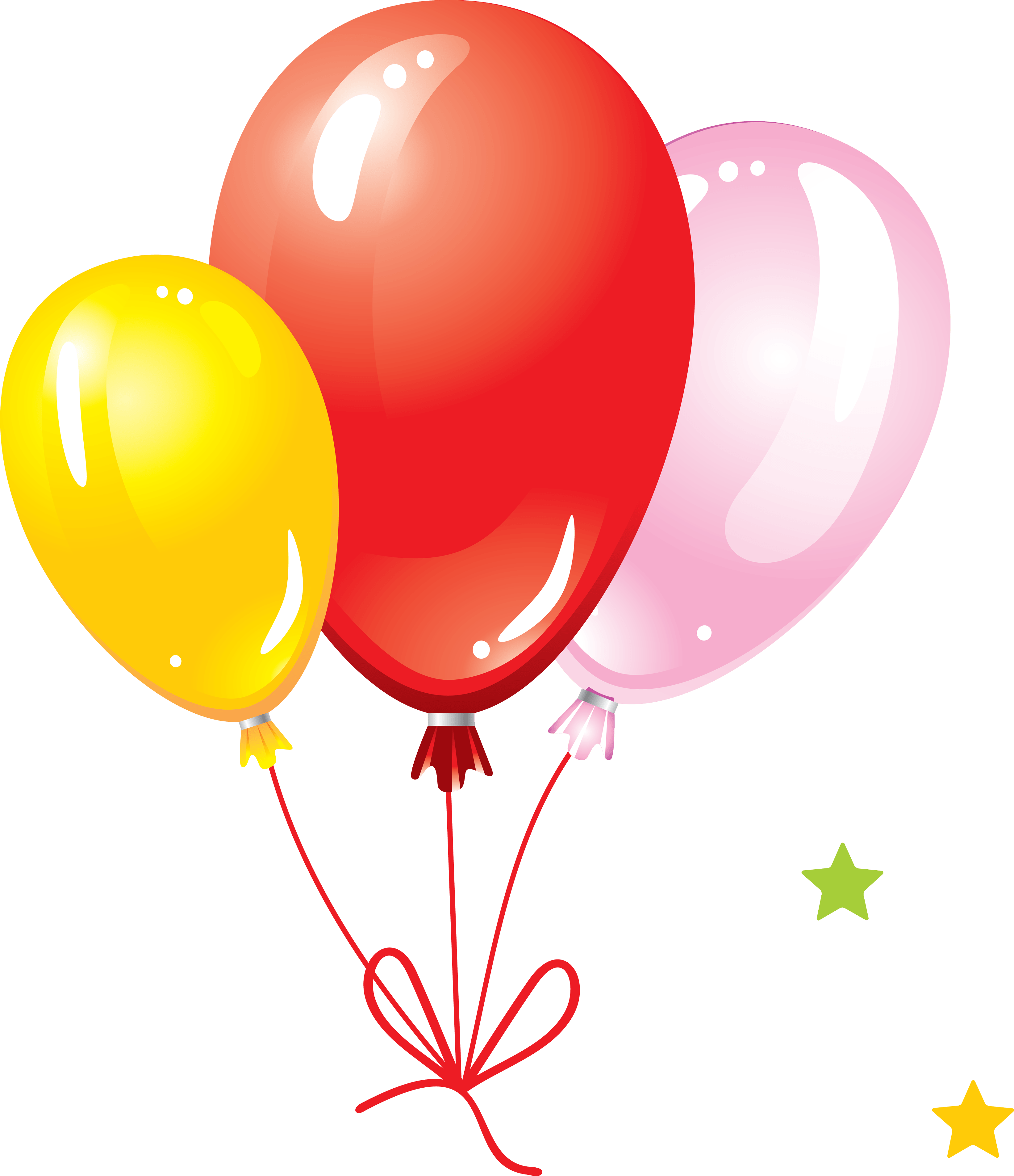Birthday Balloons Png Clipart Full Size Clipart 107626 Pinclipart