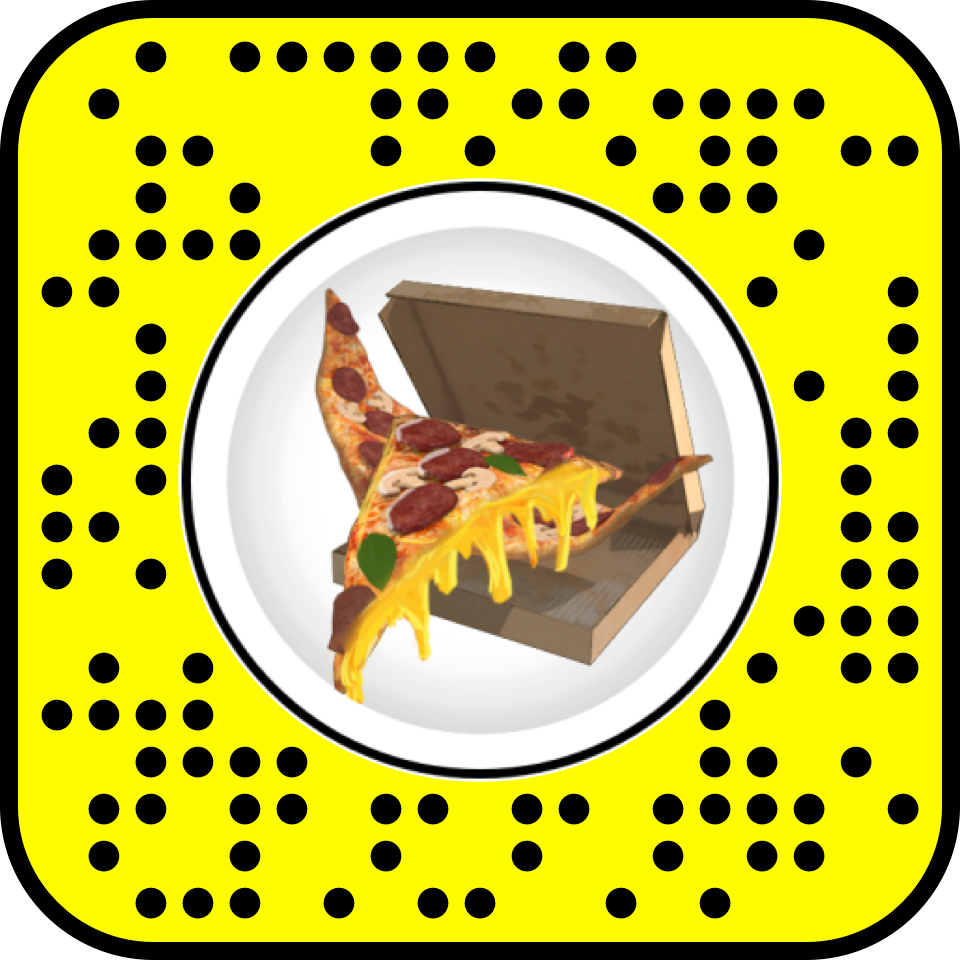 Pizza-delivery@3x - Grey Eyes Snapchat Filter Clipart (960x960), Png Download
