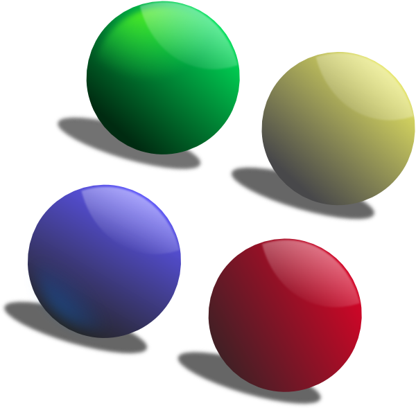 4 Balls Clipart - Png Download (600x589), Png Download