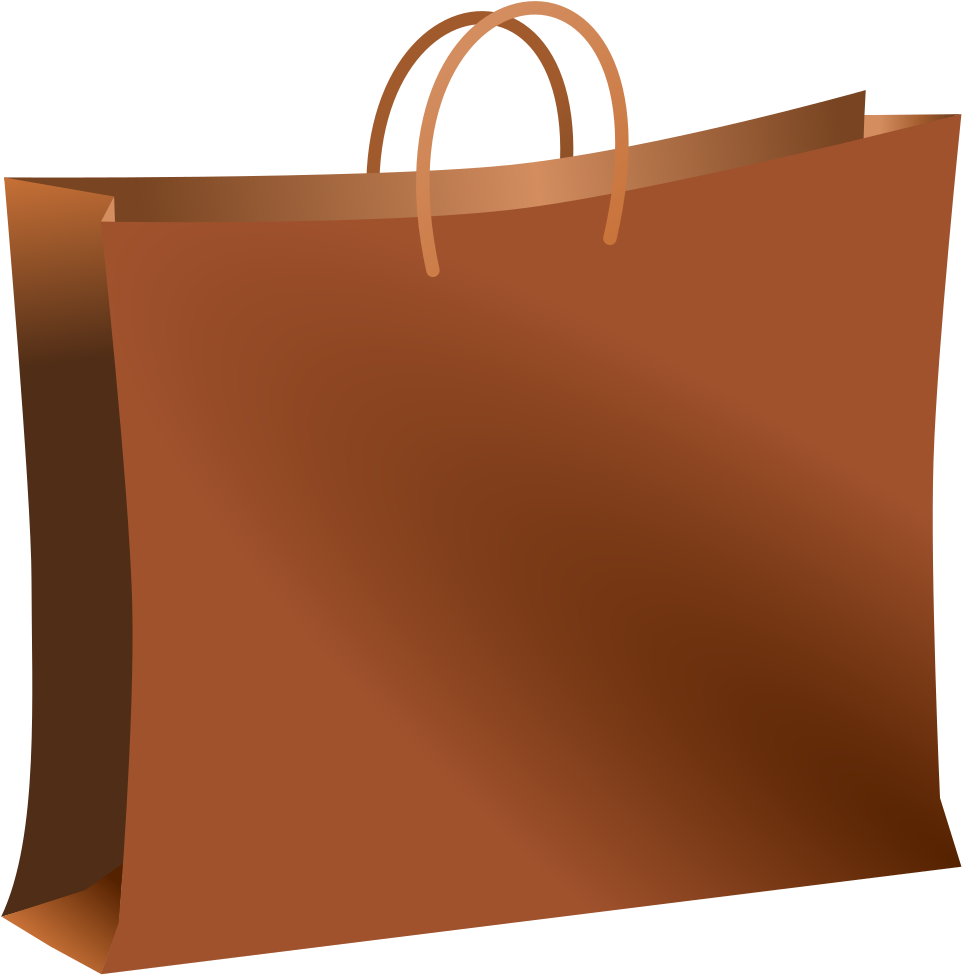 Clipart - Brown Bag - Clipart Shopping Bag - Png Download (800x800), Png Download