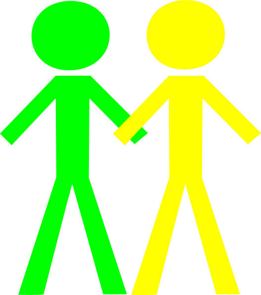 Png Stock Caring Hands Clipart - White Stick Man Transparent Png (528x597), Png Download