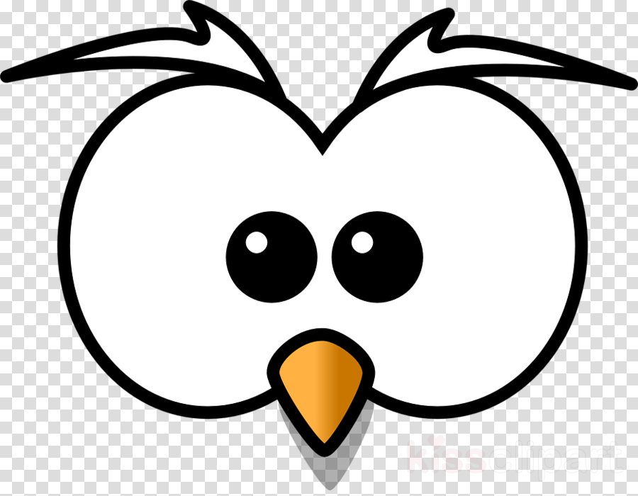 Cartoon Owl Face Clipart Owl Drawing Clip Art - Png Speech Balloons Transparent Png (900x700), Png Download