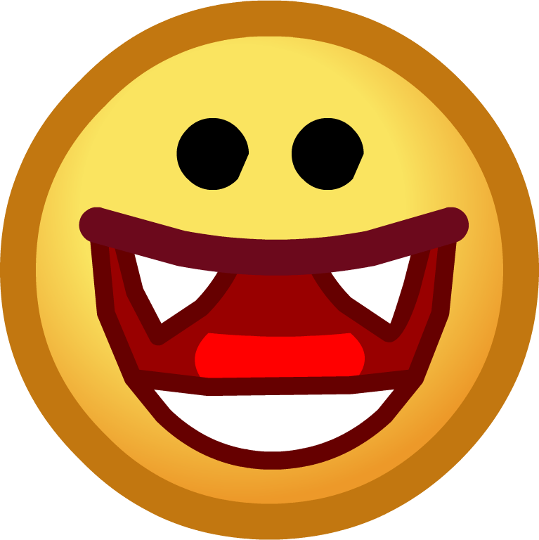 Penguin Clipart Face - Club Penguin Halloween Emotes - Png Download (767x768), Png Download