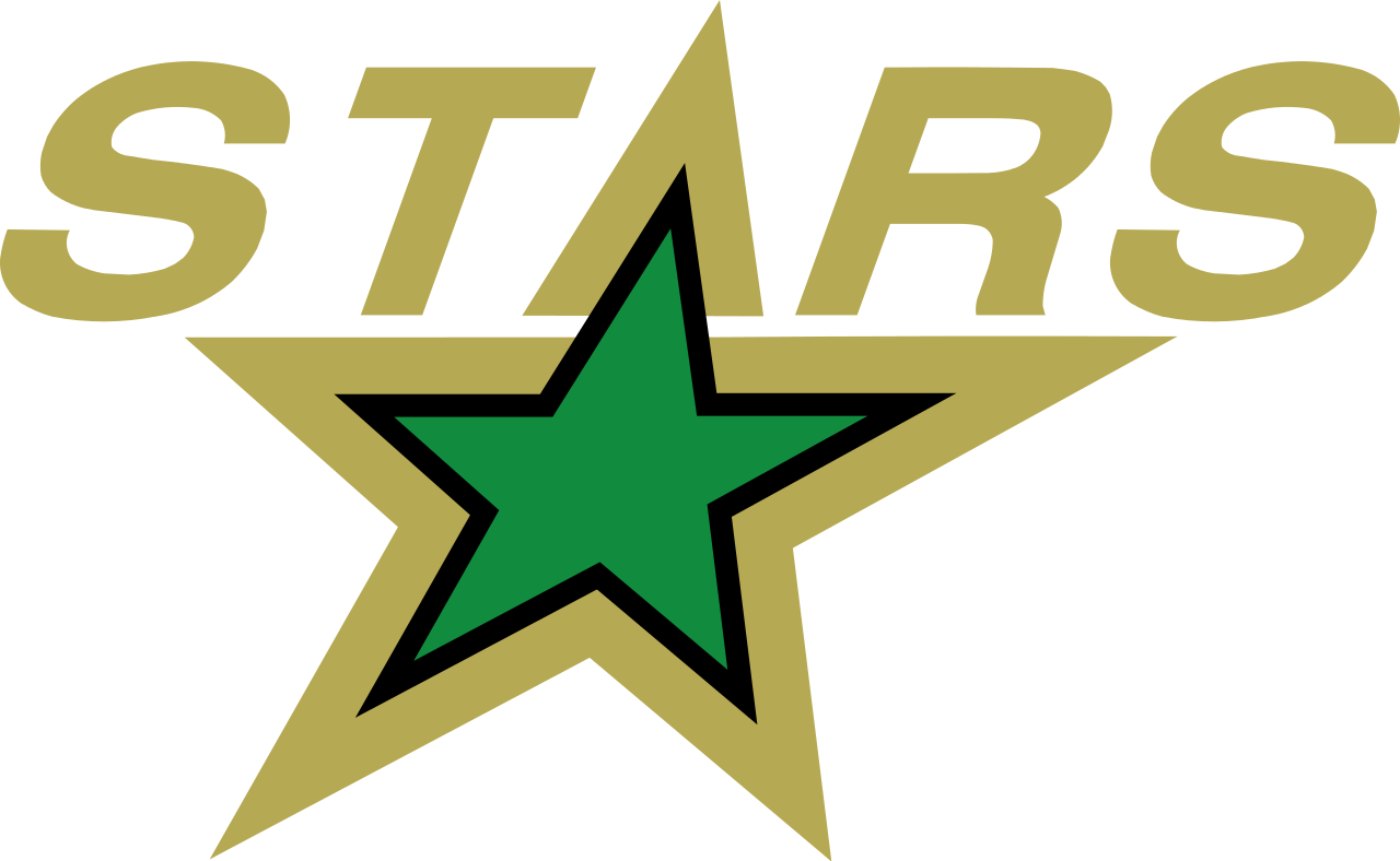 The Logo Of The Minnesota North Stars From 1991 To - Nhl Dallas Stars Logo Clipart (1280x788), Png Download