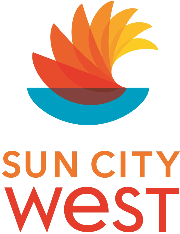 Arizona Active Adult Retirement Community,sun City - Sun City West Logo Clipart (623x795), Png Download