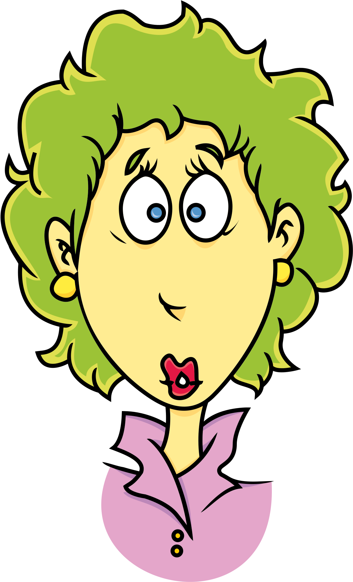 Big Image - Surprised Woman Clipart - Png Download (2400x2400), Png Download