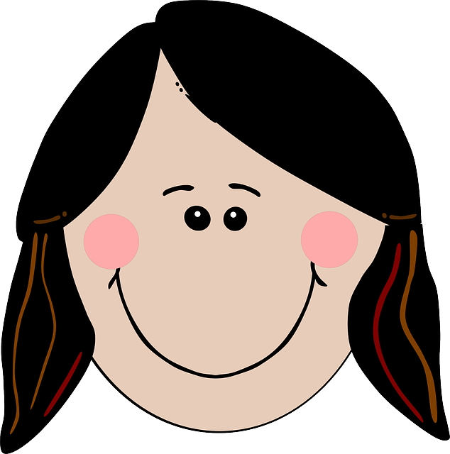 Smiling Girl Clipart Smiley Clip Art - Girl Smiling Clip Art - Png Download (594x600), Png Download
