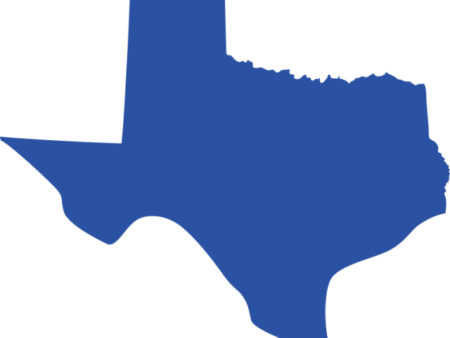 Map Clipart Texas - Texas Map Clip Art - Png Download (640x480), Png Download