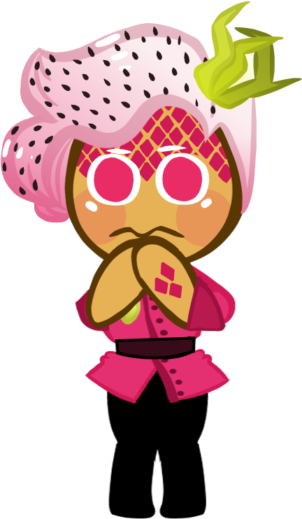 Dragon Fruit Cookie Run Clipart (566x843), Png Download