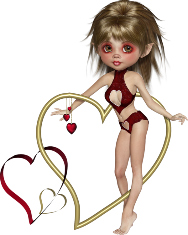 Little Designs, Cute Dolls, Santos, Tube, Clip Art, - Cartoon - Png Download (600x750), Png Download