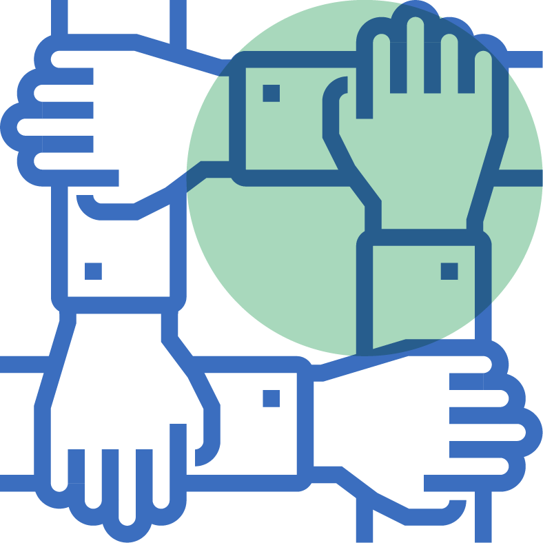 Símbolo De Trabajo En Equipo Clipart (788x788), Png Download