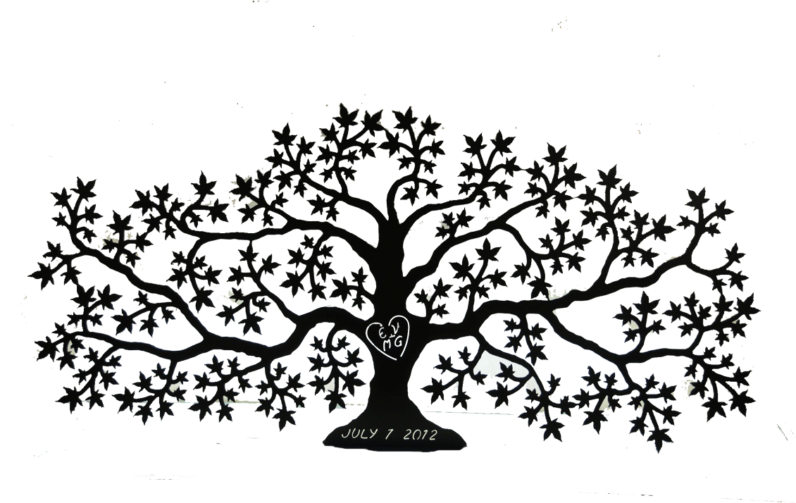 Tree Of Love4 Wall V=1490370174 - Anvil Island Design Tree Of Love Clipart (1129x750), Png Download