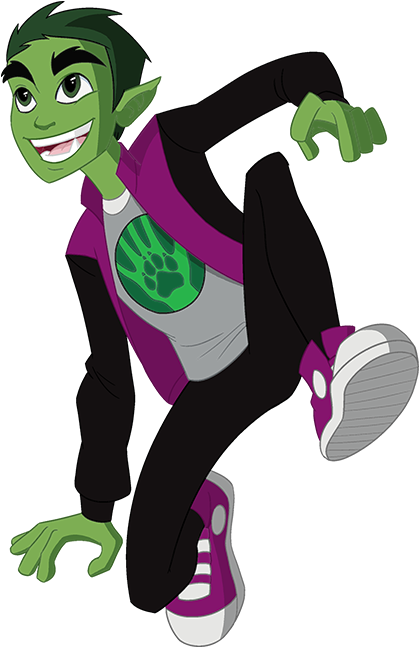 Beast Boy Dc Super Hero Girls Clipart (600x650), Png Download