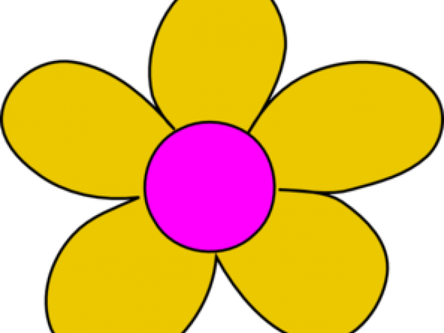 Yellow Flower Clipart - Yellow - Png Download (640x480), Png Download