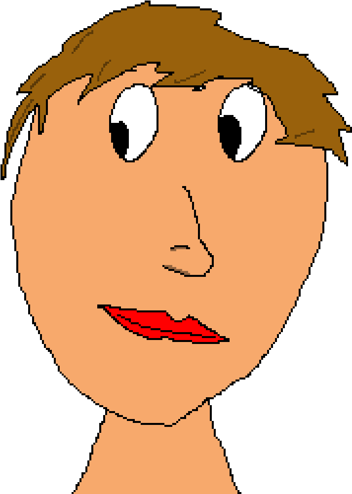 Portrait Clipart Random Person - Cartoon - Png Download (800x1024), Png Download