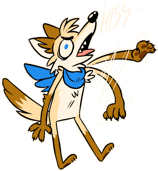 Self Defense Mechanism - Cartoon Clipart (666x719), Png Download