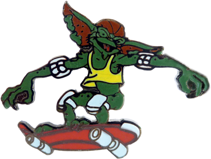 Vintage Skatin' Gremlin - Gremlins Clipart (600x600), Png Download