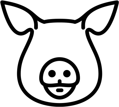 Pork Slices - Triquinosis Logo Clipart (600x600), Png Download