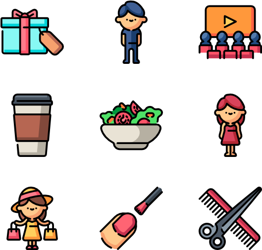 Mall Shopping Center - Shopping Mall Clipart (600x564), Png Download