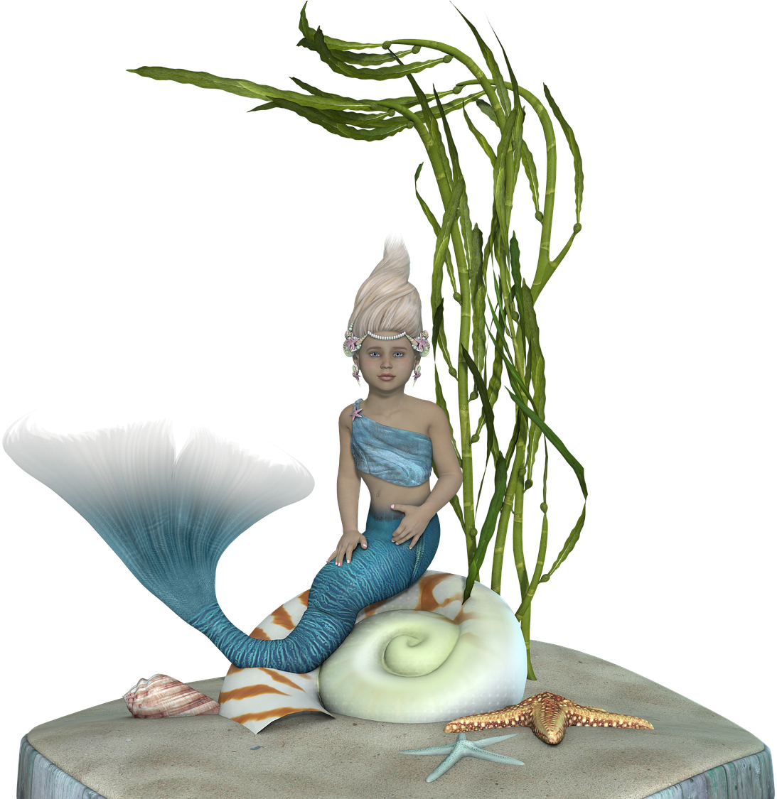 Mermaid Fantasy Siren Clipart (1280x1124), Png Download