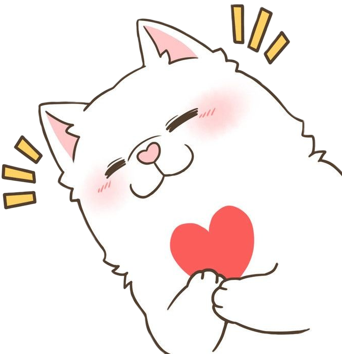 Freetoedit Cute Kawaii Dog Heart Warm Love Blush Surpri - Image Macro Clipart (671x694), Png Download