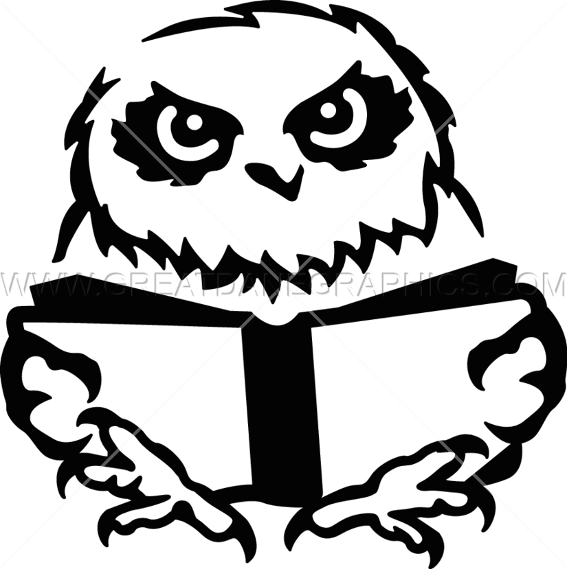 Owl Reader Clipart (825x829), Png Download