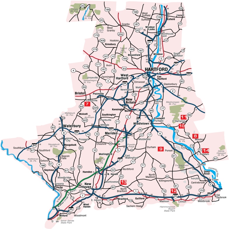 Central River Valley - Map Clipart (800x800), Png Download