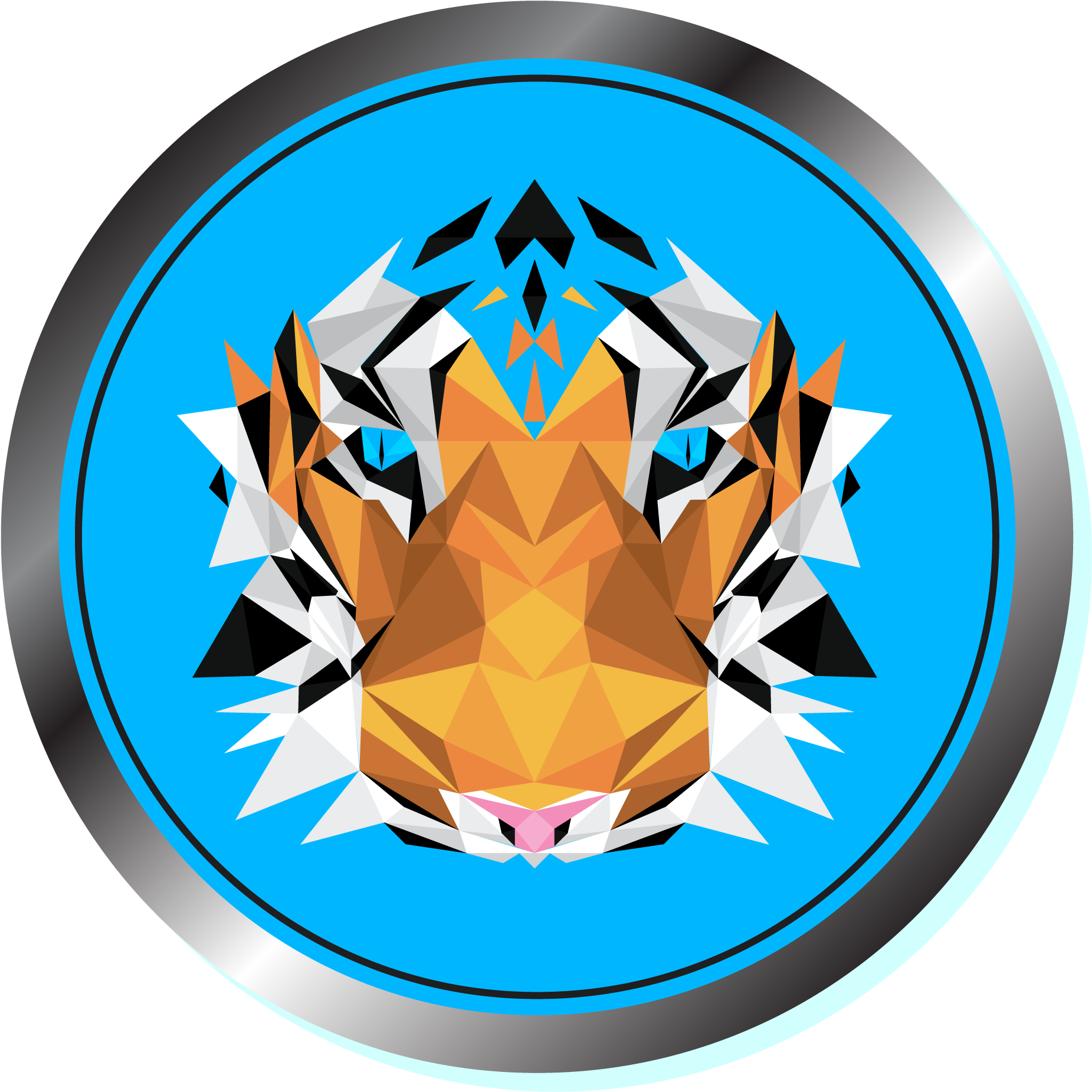 Ilustración Tiger Eyes - Circle Clipart (2067x1904), Png Download