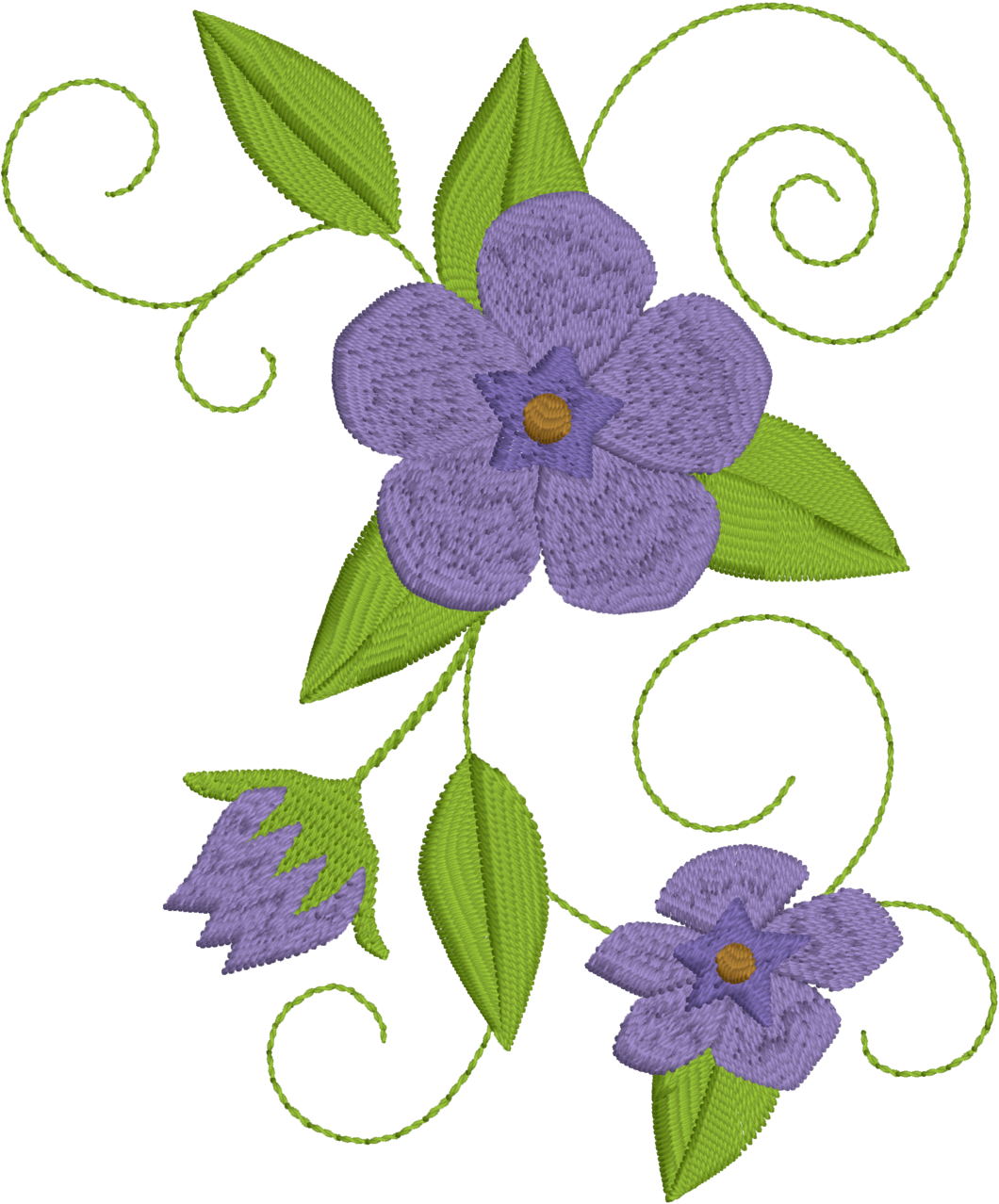 Periwinkles - Bellflower Clipart (1060x1278), Png Download