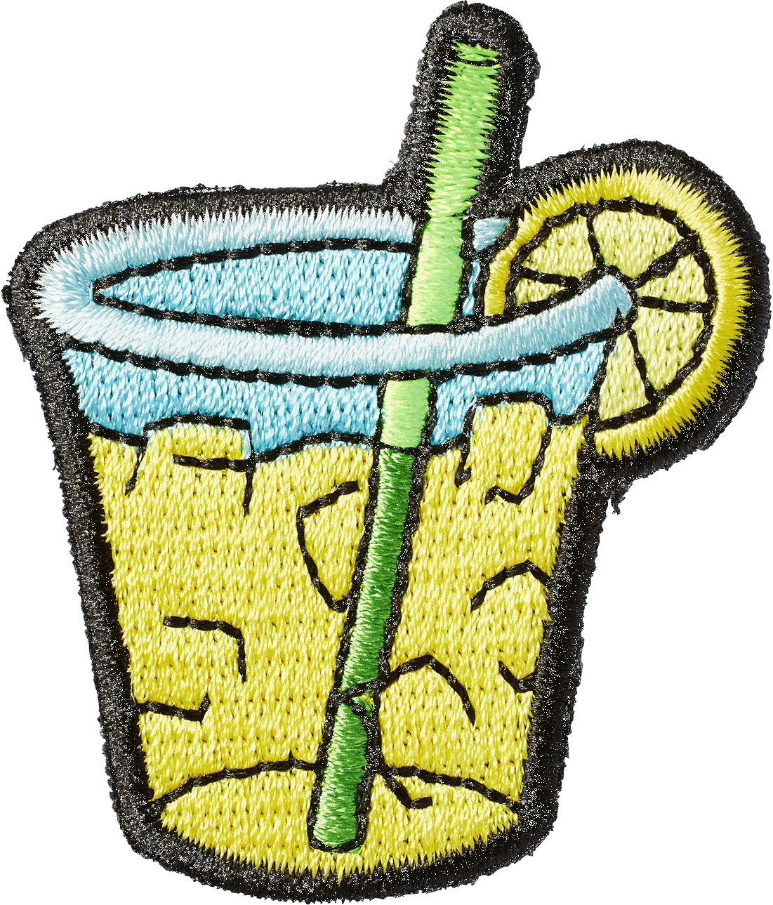 Lemonade Sticker Patch - Sticker Clipart (1101x1289), Png Download