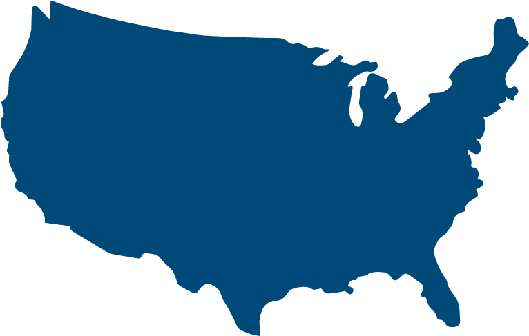 U - S - Map - Mini Sticker Pack , 33x20mm Rectangle , Self-stick Clipart (782x506), Png Download