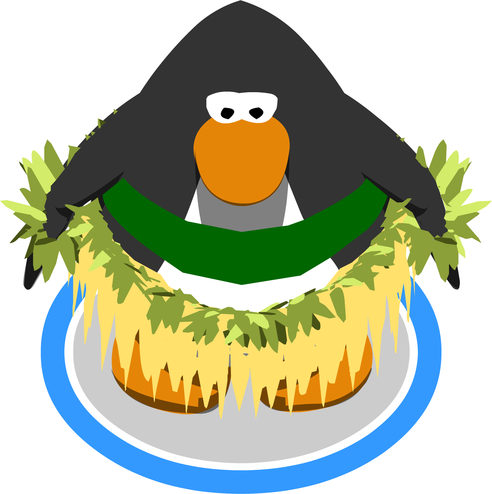 Watermelon Tiki Dress Ig - Adã©lie Penguin Clipart (1670x1677), Png Download