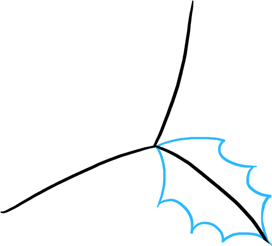 How To Draw Holly - Drawing Clipart (680x678), Png Download