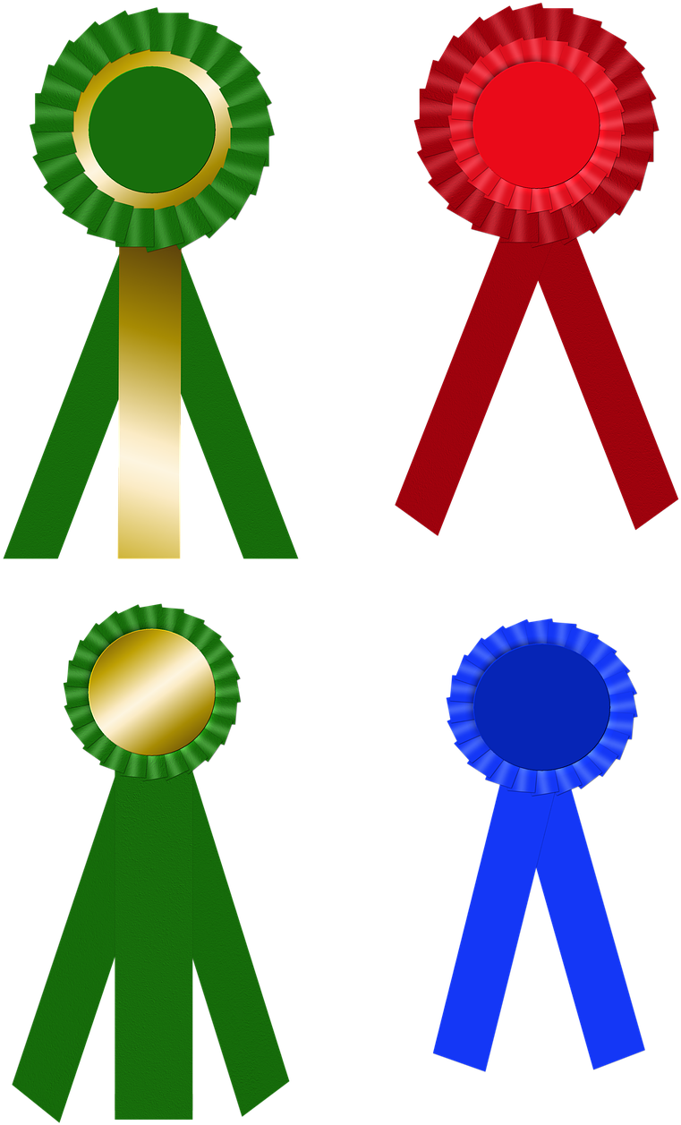 Award Ribbon Medal - Pita Medali Clipart (853x1280), Png Download