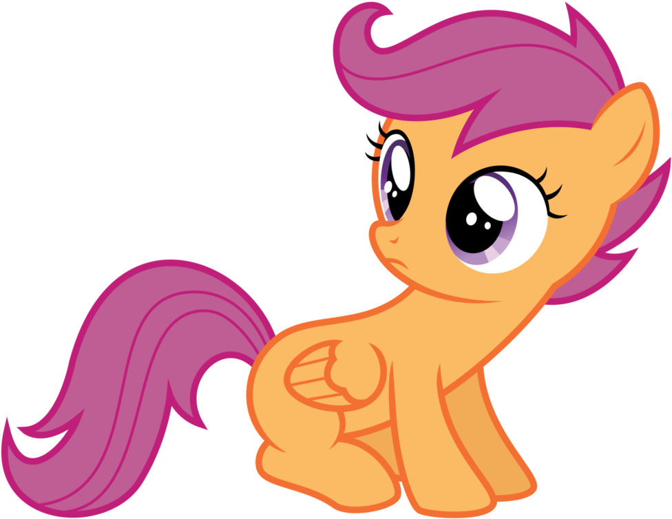 Well After Making Scootaloo 3-4 Times With Various - Scootaloo Mane Clipart (1016x787), Png Download