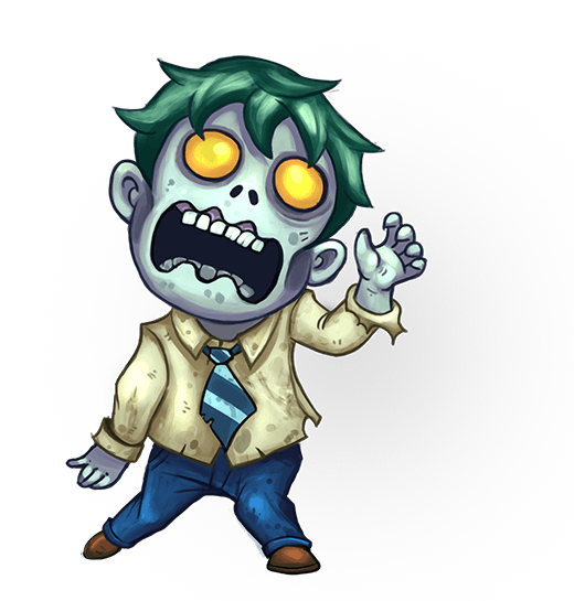 Zombie Outfit - Cartoon Clipart (650x650), Png Download