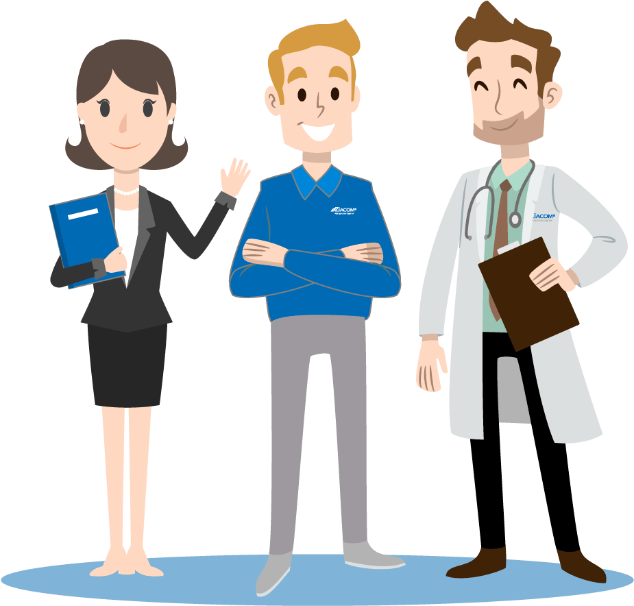 Trabaja Con Nosotros Ziacom Medical Work With Us - Felicidades Medicos Clipart (1024x1024), Png Download