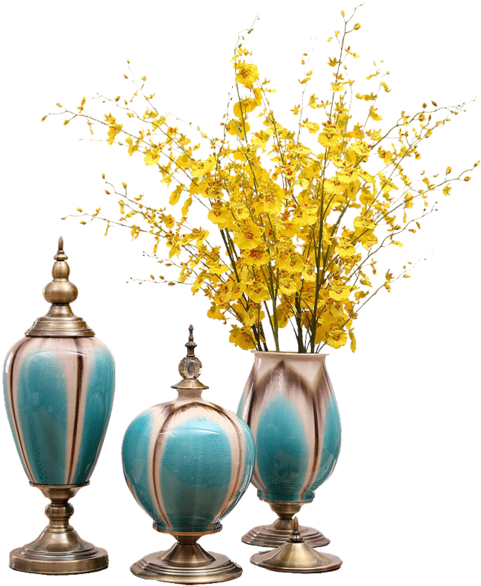 Simulation, Vases Decor, Decoration, Creative Decor, - Flower Glass Pot Png Clipart (600x600), Png Download