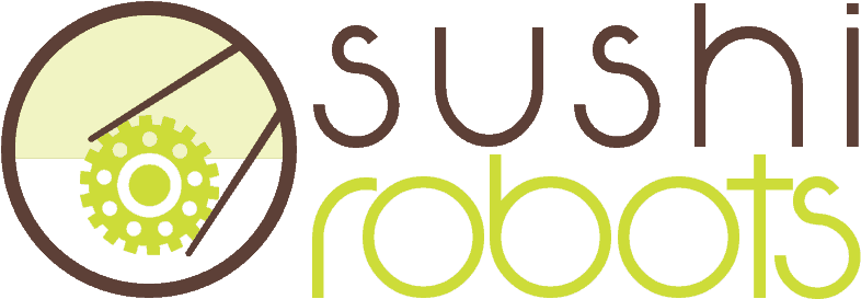 Sushi Robots Clipart (886x354), Png Download