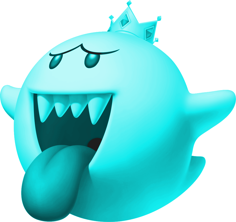 Frosty King Boo Artwork - King Boo Clipart (997x939), Png Download