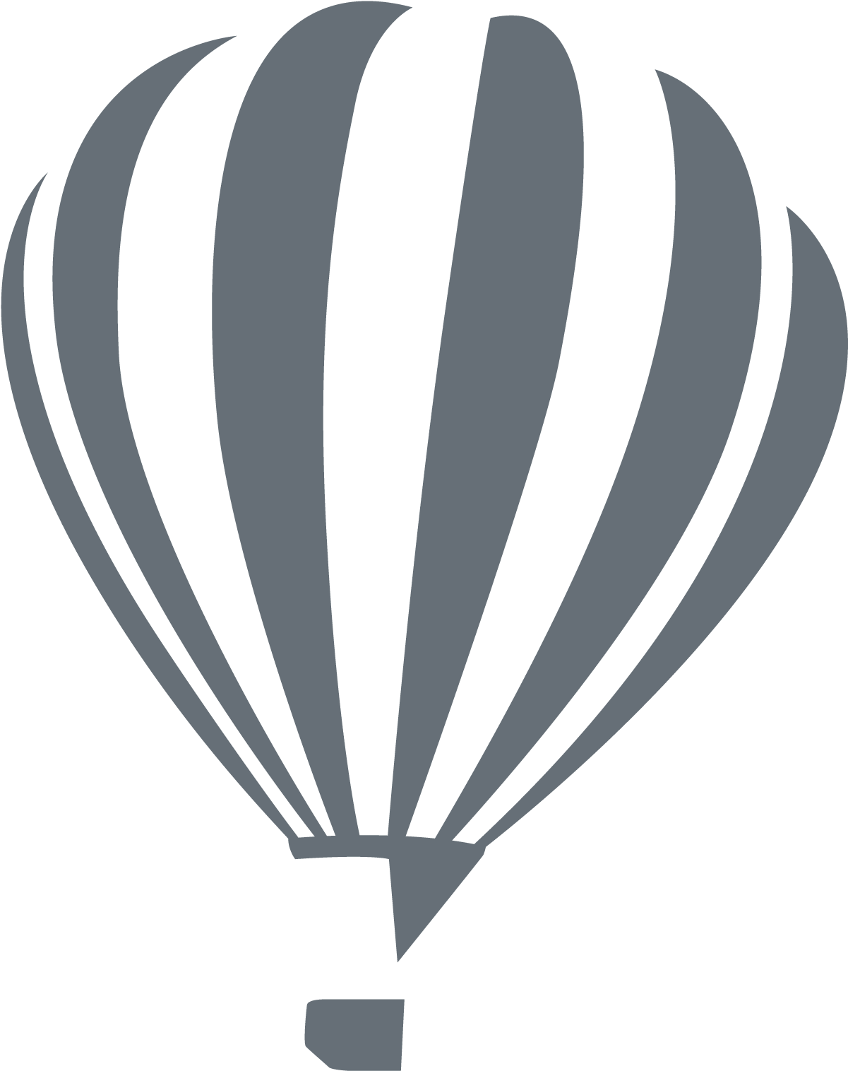 Ciel D'afrique Logo - Hot Air Balloon Clipart (1477x1801), Png Download