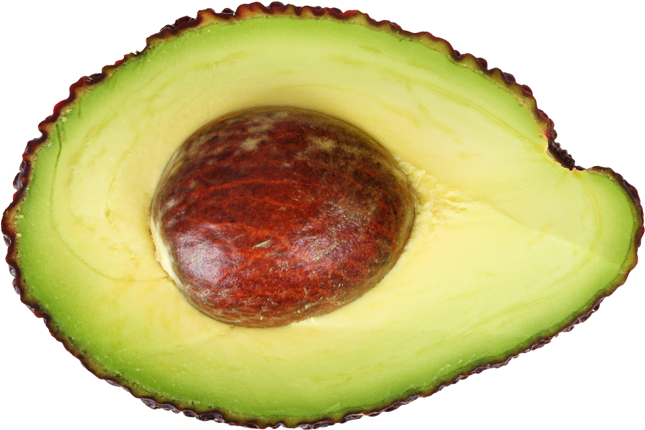 Avocado Half Clipart (1024x1024), Png Download