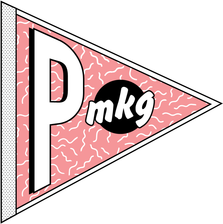 Lil Pennant Tranparent Pink - Marketing Clipart (1000x1003), Png Download