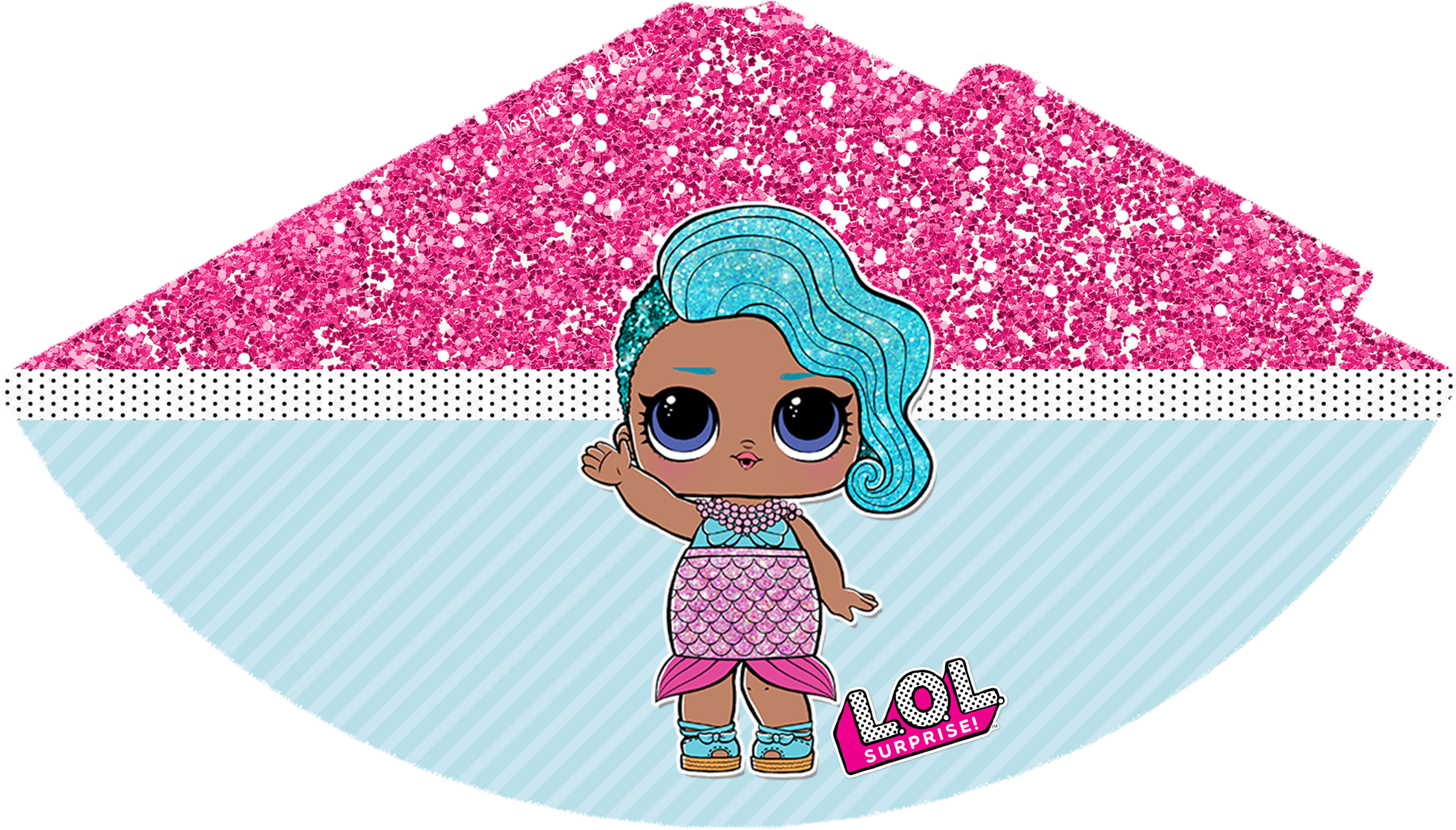 lol surprise sirena png