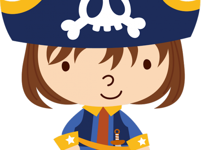 Pirates Clipart Math - Niño Pirata Caricatura - Png Download (640x480), Png Download